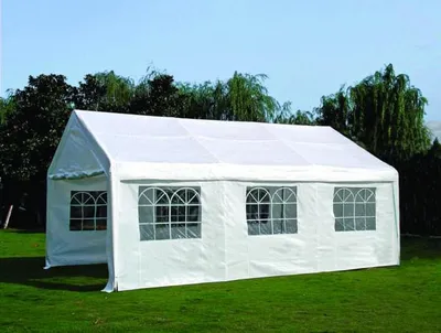 Produktbild von Partyzelt Gartenpavillon Bierzelt Festzelt Garten Überdachung Sonnenschutz 4x6m