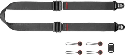 Produktbild von Peak Design SLL-BK-3, Digitalkamera, Aluminium, Nylon, Schwarz, 90 kg, China, 145 cm