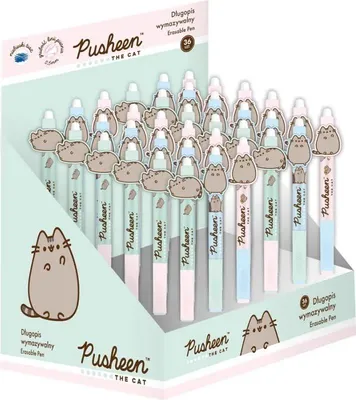 Zdjęcie produktu dla Długopis wymazywalny ergonomiczny uchwyt Pusheen Majewski