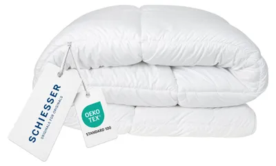 Produktbild von SCHIESSER Steppbett Feels Like Down | Gesteppt | Mikrofaserbezug aus Polyester, Füllung aus daunenähnlichen, synthetischen Fasern | Daunenweich & Leicht | 155x220 cm | Weiß