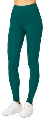 Produktbild von Merry Style Damen Lange Leggings aus Viskose MS10-143 (Smaragdgrün, M)
