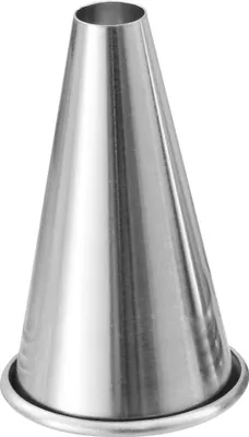 Produktbild von FMprofessional Lochtüllensatz, Geschlossene Lochtülle aus Edelstahl, Backzubehör zum Dekorieren (Farbe: Silber), Menge: 1 x 5 Stück