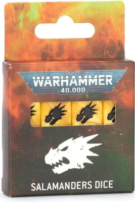 Produktbild von Warhammer 40.000 Salamanders Dice