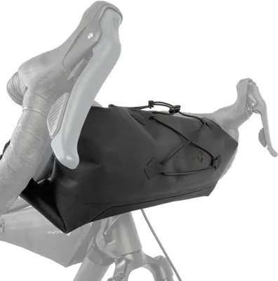 Produktbild von Fahrradtasche, Größe L – Wasserdicht – Mit doppeltem Rollverschluss – Schwarz