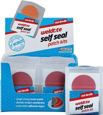 Produktbild von Reparatur-Flicken, selbstklebend Display mit 12 Stück (1 Stück)