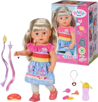 Produktbild von BABY born Sister, Große Puppe, Weiblich, 4 Jahr(e), Mädchen, 430 mm, 1,72 kg