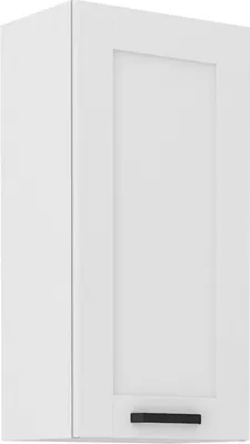 Produktbild von Hoher Oberschrank LAILI – Breite 45 cm, weiß
