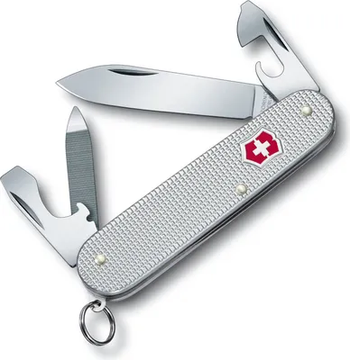 Obrázok produktu pre Stredne ťažký švajčiarsky armádny nôž s veľkou čepeľou Victorinox Cadet Anox 0.2601.26 9 Function Anox Knife