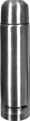 Image de Trespass Thirst 75X Bouteille d'eau en acier inoxydable, 750 ml TP582 (Taille unique) (Argent)