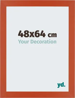 Image de Cadre photo, 48x64 cm, orange, MDF, Mura