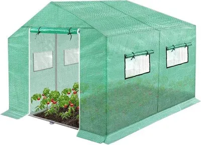 Produktbild von Schwimmbeckenabdeckung 2,82 x 1,96 m - Grauer PVC mit Befestigungstauen