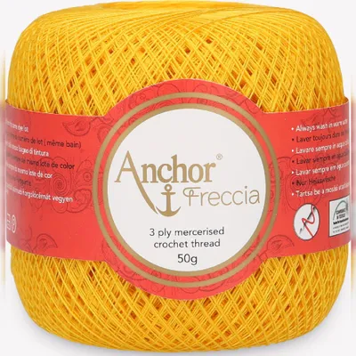 Obrázok produktu pre Anchor Freccia 25 - Extra jemná bavlnená priadza na filigránske háčkovanie (farba 08298)