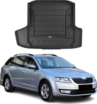 Produktbild von OMAC Gummi Kofferraumwanne für Skoda Octavia Kombi 2012-2019 Laderaumwanne TPE