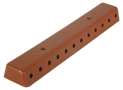 Produktbild von Viessmann 6843 - Verteilerleiste braun mit Schrauben, 2 Stück - Neu