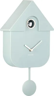 Produktbild von Karlsson - Kuckucksuhr Modern Cuckoo - Blau - 8,5x21,5x41cm