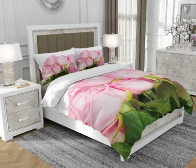 Immagine prodotto di Biancheria da letto 200x220 cm + 2x70x80 cm, set 3 pezzi, 100% cotone, cerniera, rosa, rosa - SOVIO | So.0182