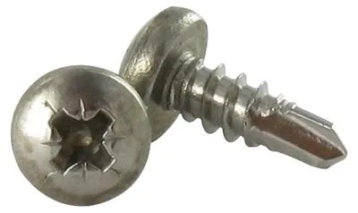 Produktbild von Selbstbohrende Schrauben Edelstahl A2 Zylindrischer Halbrundkopf Pozi 2,9 x 13