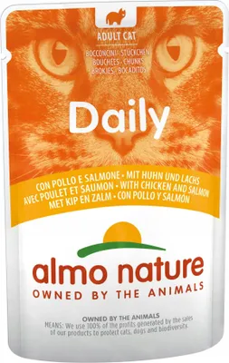 Image de Almo Nature Daily Menu Huhn & Lachs 70g