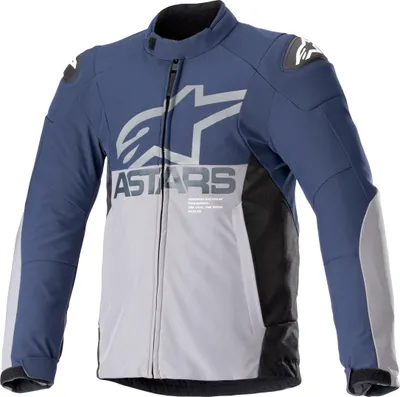 Produktbild von Alpinestars SMX wasserdichte Motorrad Textiljacke, dunkelblau/grau, S