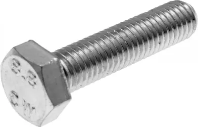 Image de Vis 6 pans DIN933 M8x35 filetage complet zingué (25 pièces)