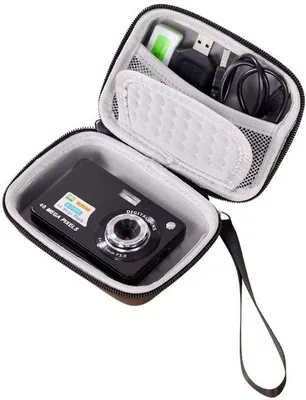 Obrázok produktu pre Puzdro na fotoaparát – Puzdro na digitálny fotoaparát – Kompaktné puzdro – Foto taška – Čierna
