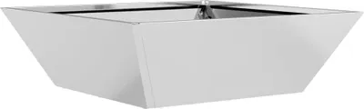 Obrázok produktu pre vidaXL Záhradný kvetináč strieborný 50 x 50 x 15 cm Pozinkovaná oceľ