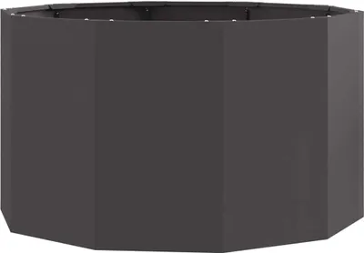 Produktbild von Pflanzkübel Schwarz 90 x 90 x 50 cm Stahl