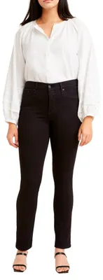Immagine prodotto di Jeans slim fit modellanti da donna Levi's, modello 312, colore nero, taglia 26W / 32L