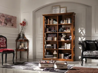 Immagine prodotto di Libreria, mobile contenitore, scaffale, arredamento in legno massello, vetrina, arredamento per ufficio, armadi