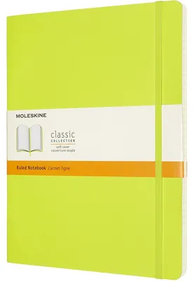 Image de Moleskine Classic Collection carnet de notes couverture souple environ DIN A4 ligné vert clair - A4