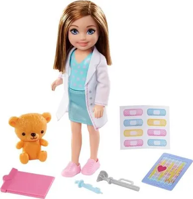 Produktbild von Barbie Teen Puppe Chelsea Can Be Girls 15,3 cm Weiß/aqua/rosa