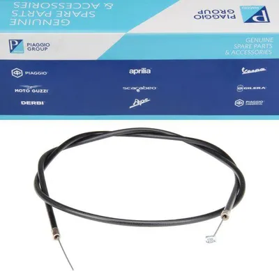 Image de Câble d'accélérateur noir pour Piaggio NRG NTT 50 / TPH 80 125 2T / Typhoon 50 125 X XR