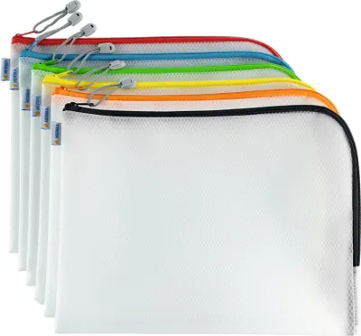 Produktbild von HERMA Dokumententasche A4 mit Reißverschluss Set, 10 Stück, große wasserdichte R