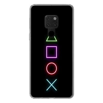 Produktbild von MuchoWow® Handyhülle Schutzhülle Hülle für Huawei P40 Lite Gaming - Neon - Konsole - Schwarz - Controller - Gaming Silikon Softcase Handy Hülle - Handy