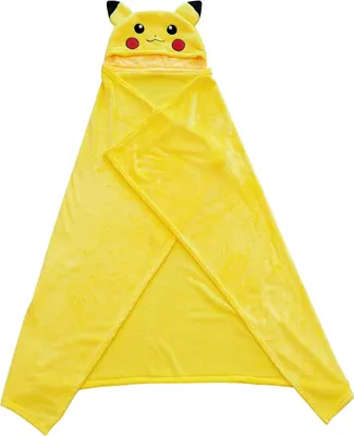 Zdjęcie produktu dla Koc z kapturem Pokémon - Pikachu