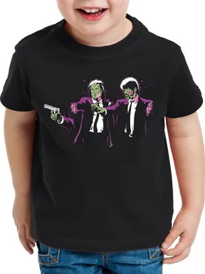 Produktbild von style3 Zombie Fiction Kinder T-Shirt pulp dvd blu-ray tarantino quentin dead walking