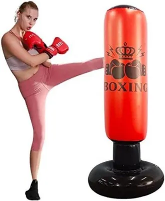 Produktbild von Famanu Aufblasbare Boxsack - Hochwertig und langlebig - 160 cm