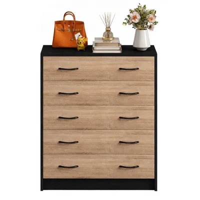 Produktbild von Schuhschrank in Hellbraun für den Flur – modern, 5 Einlegeböden, Klappkonstruktion, Loft-Stil