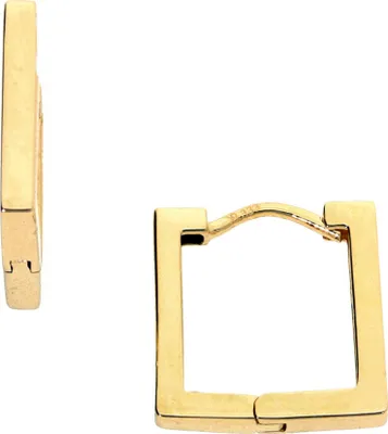 Produktbild von Moderne Eckige Creolen Klappcreolen aus echt Gold 333 (8kt)