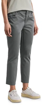 Produktbild von Street One 7/8 Slim Leg Hose im Satin-Look Cilantro Green 44