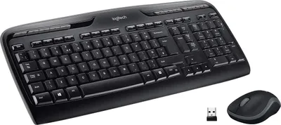 Produktbild von Logitech MK330 Kabelloses Tastatur-Maus-Set mit 4 programmierbaren Tasten