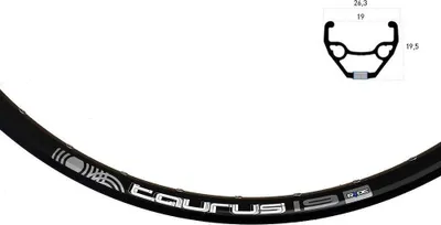 Produktbild von Ryde Vorderrad 26 Taurus Disc 6 Loch Laufrad mit Schnellspanner