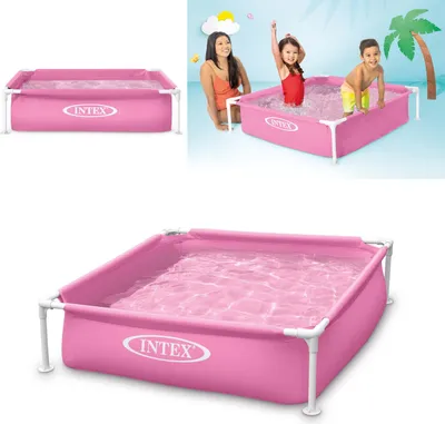 Produktbild von Intex 57172NP, 337 l, Gerahmter Pool, Kind, Pink, 4,32 kg