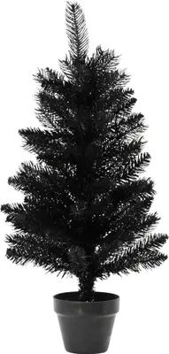 Produktbild von Gilde Getopfte Pflanze, Tannenbaum, Kunststoff, schwarz, VE 12, H. 45 cm, D. 28 cm Höhe: 45.00 cm Durchmesser: 28.00 cm 99451