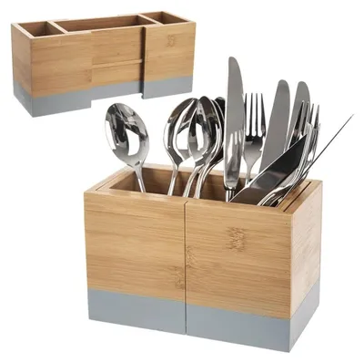 Produktbild von Klappbarer Besteckständer aus Holz