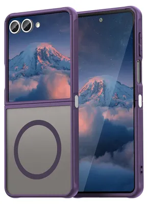 Obrázok produktu pre Techsuit - HaloFrost II MagSafe ochranný obal na Samsung Galaxy Z Flip7 – fialový