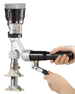 Obrázok produktu pre Hydraulické lisovacie kliešte, univerzálna kompatibilita s káblovými konektormi, robustná konštrukcia, strieborná farba