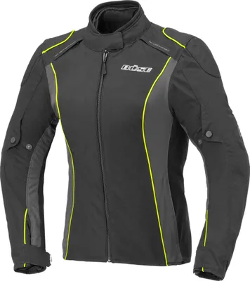 Produktbild von Büse Cara Damen Motorrad Textiljacke Farbe: Schwarz/Gelb, Grösse: 34
