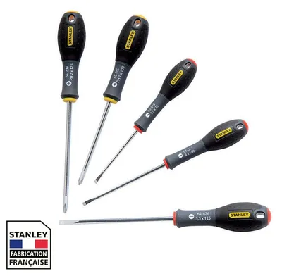 Image de Jeu de 5 tournevis STANLEY FATMAX électricien - phillips