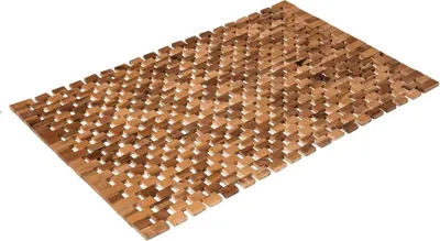 Produktbild von PANA® Badematte aus 100% Akazienholz - versch. Größen und Sets, Größe:50 x 80 cm (2er Pack), Farben:Stein